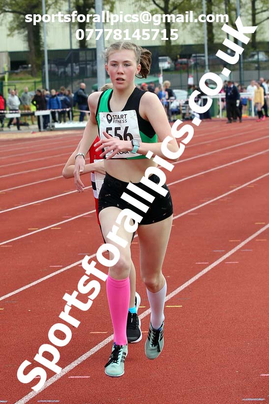 1500 metres, 2021 NECAA Middlesbrough Open Meting, Sunday, May 9th. Photo: David T. Hewitson/Sports for All Pics